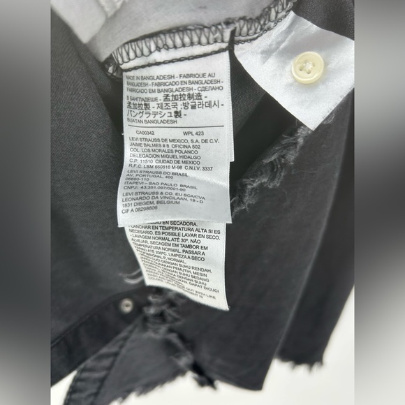 Levi's Charcoal Denim Jacket - Picture 6 of 11